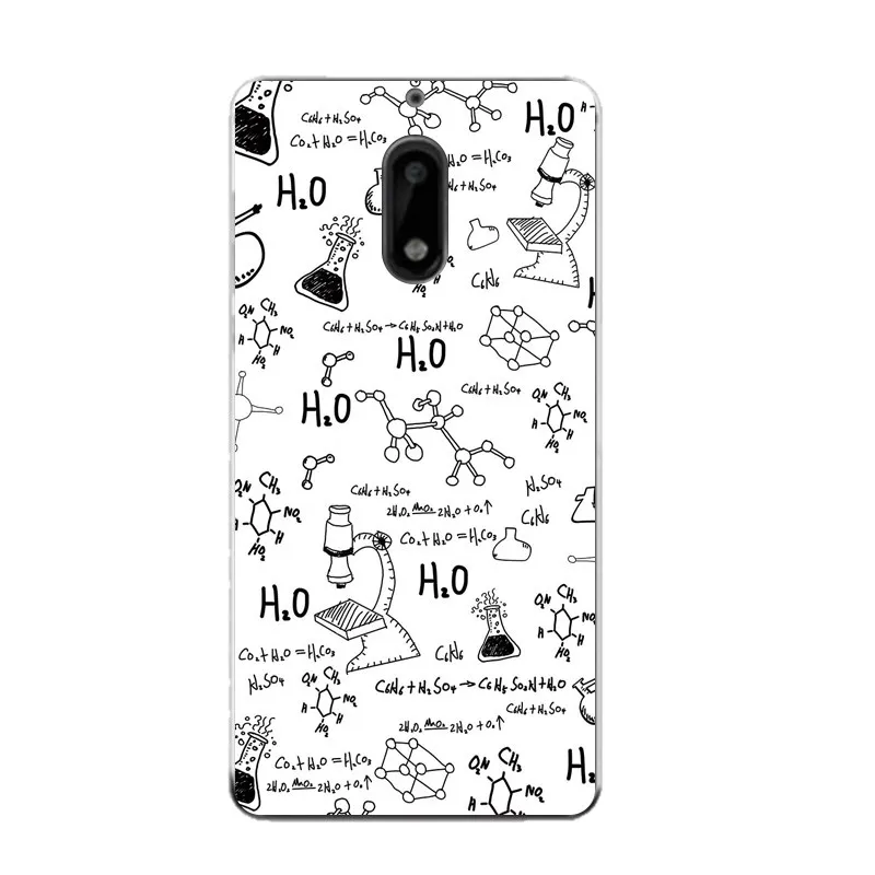 Мягкий прозрачный чехол из ТПУ для телефона Nokia3 5 6 8 N540 N640 N535 N830 с мультяшной