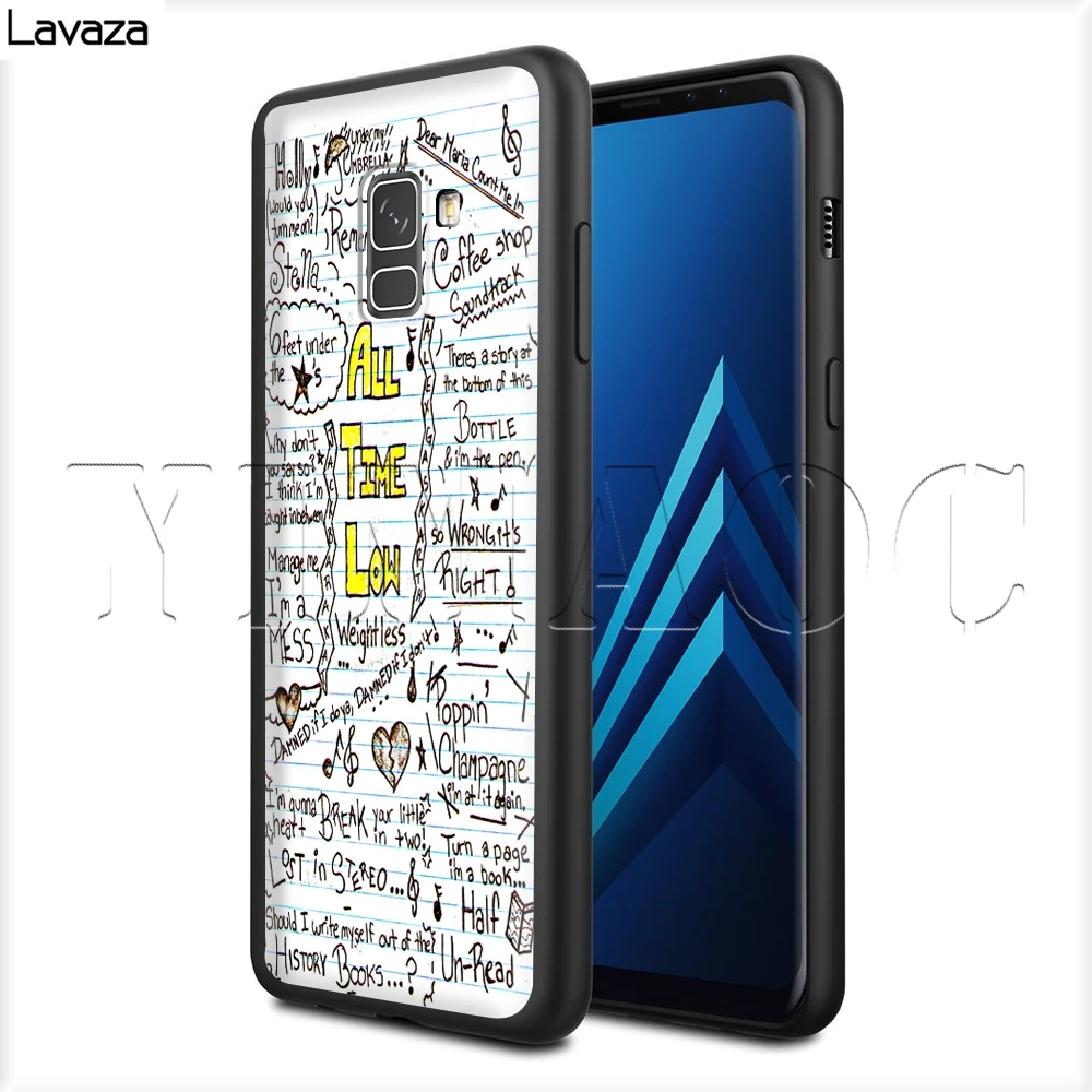 Lavaza All Time Low Case for Samsung Galaxy S6 S7 Edge J6 S8 S9 S10 Plus A3 A5 A6 A7 A8 A9 Note 8 9 |