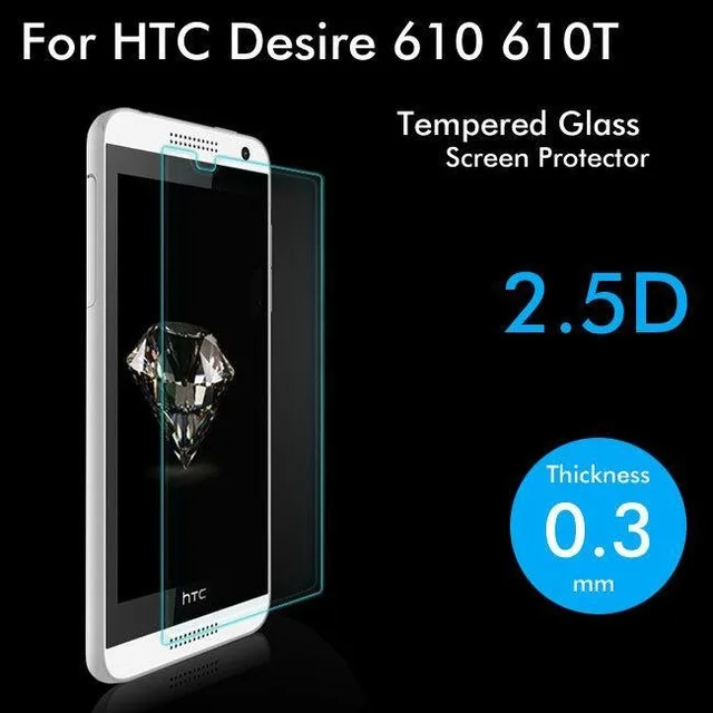 2.5D Закаленное стекло для HTC Desire 610 Высококачественная защитная пленка
