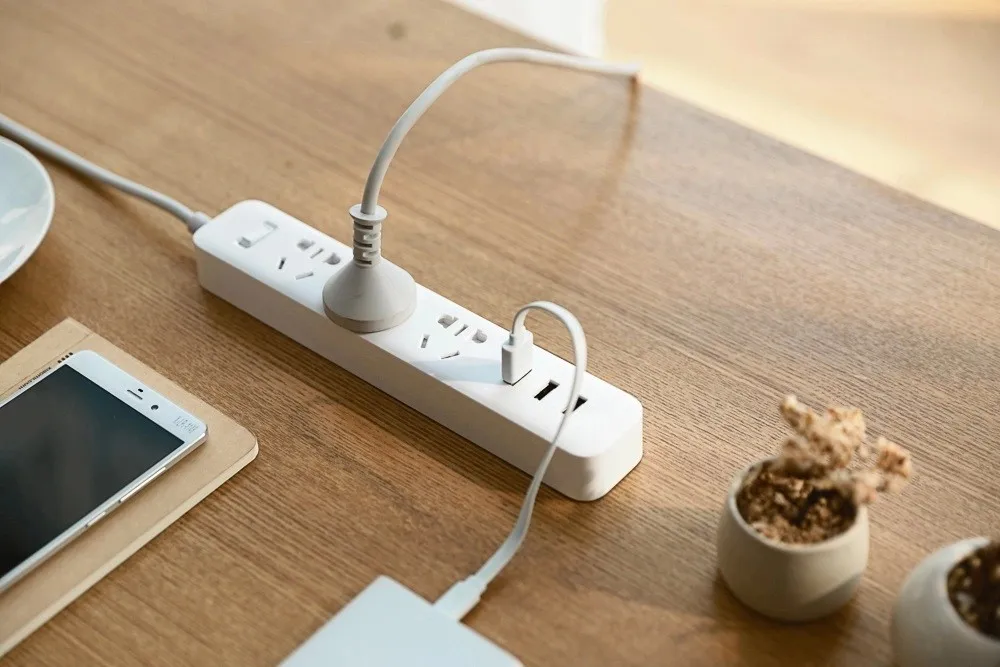 100% оригинальная Xiaomi Mi вилка для электрической розетки с 3 портами usb удлинитель