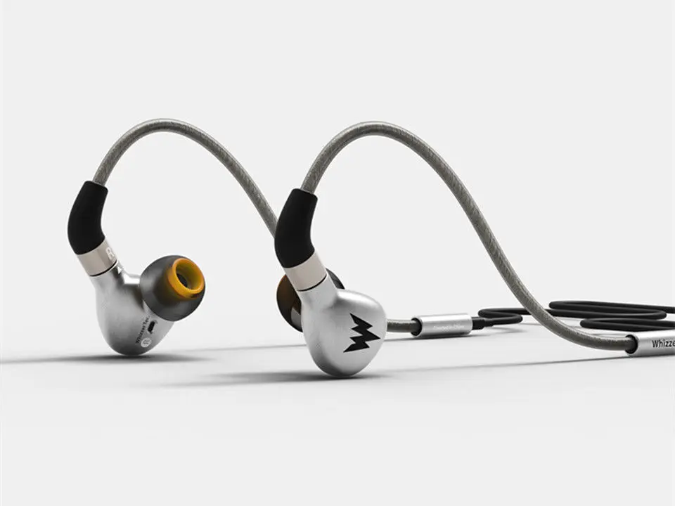 Whizzer A15 Динамический драйвер аудио высокой четкости наушники вкладыши с MMCX