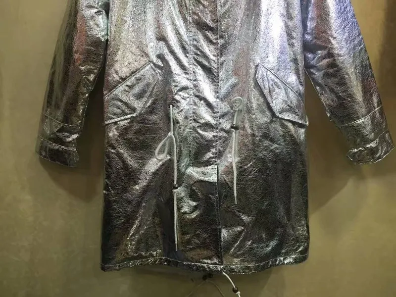 Astrid Blusa, высокое качество, модная теплая Женская Длинная зимняя куртка, парка с меховым воротником, Золотое длинное пальто с меховой подкладкой, зимняя верхняя одежда