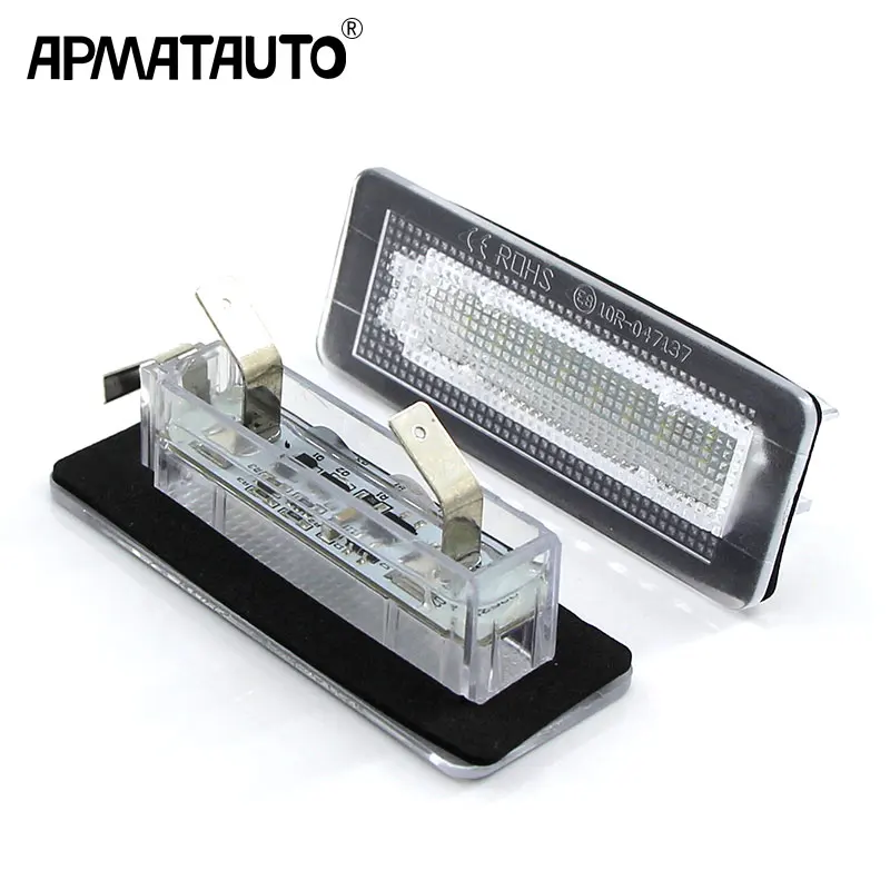 Apmatauto 2 шт. 18SMD светодиодный номерной знак Светильник лампы ошибок для Benz Smart Fortwo - Фото №1