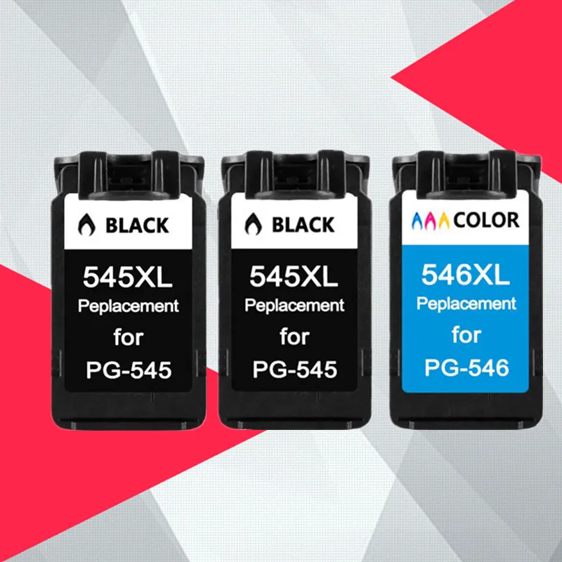 2BK 1COLOR Совместимость pg-545 545XL 546XL сменный картридж для принтера для Canon PG545 CL546 для Canon Pixma MG3050 2550 2450 2550S 2950 MX495 - Цвет: 2BK 1COLOR