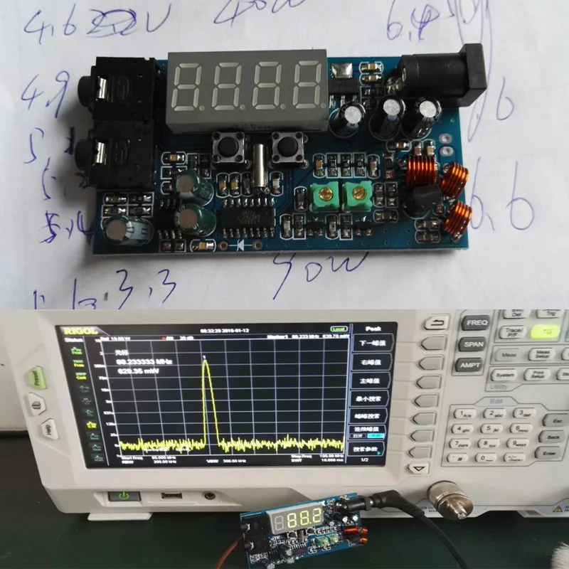 Номер для отслеживания 76 м-108 мГц FM частоты dc 12 В DIY цифровой светодиодный Радио