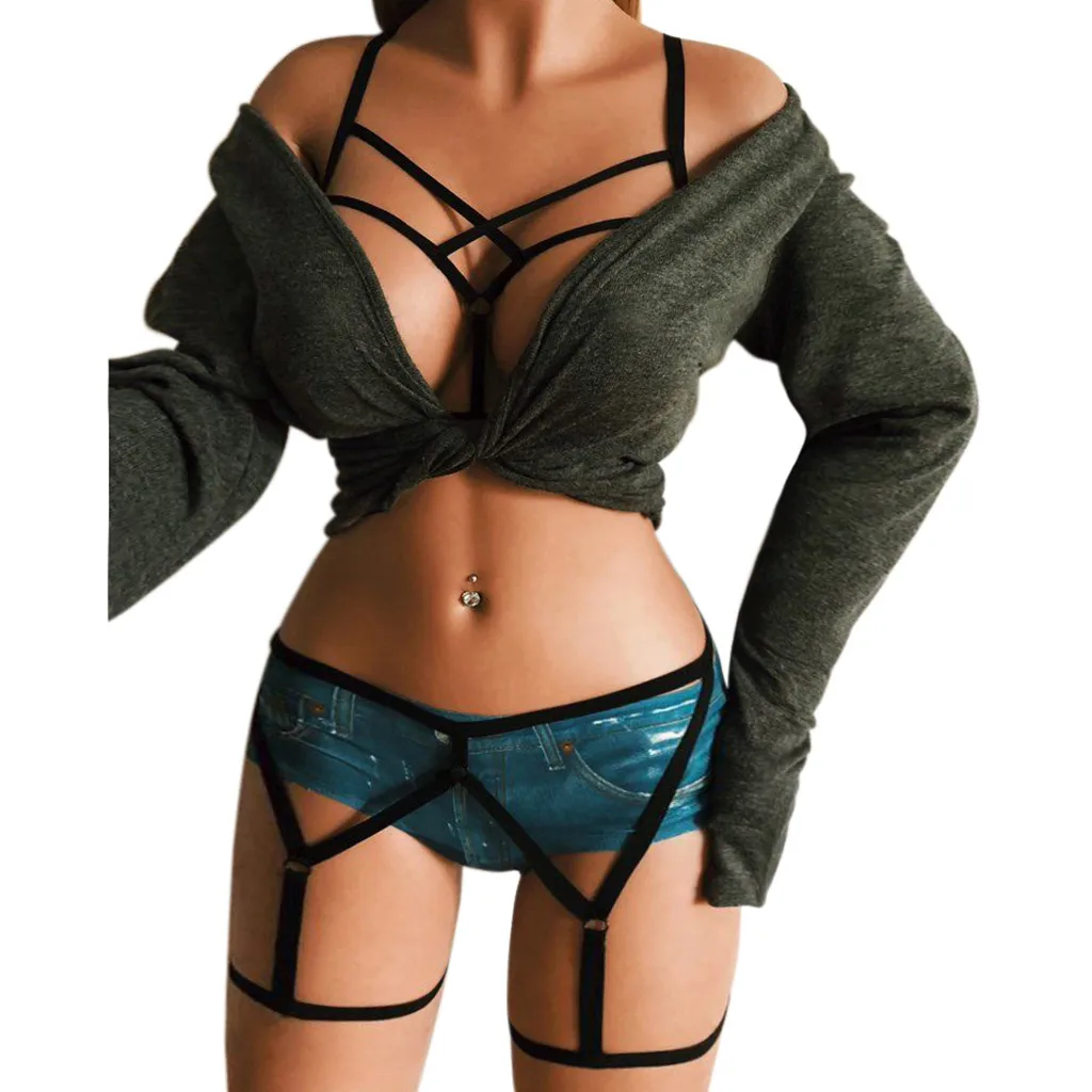 Мода sexy Взрыв ремень ремни sexy комплект нижнего белья, нижнее белье, корсет для подростков; однотонное нижнее белье костюм нижнее белье 50