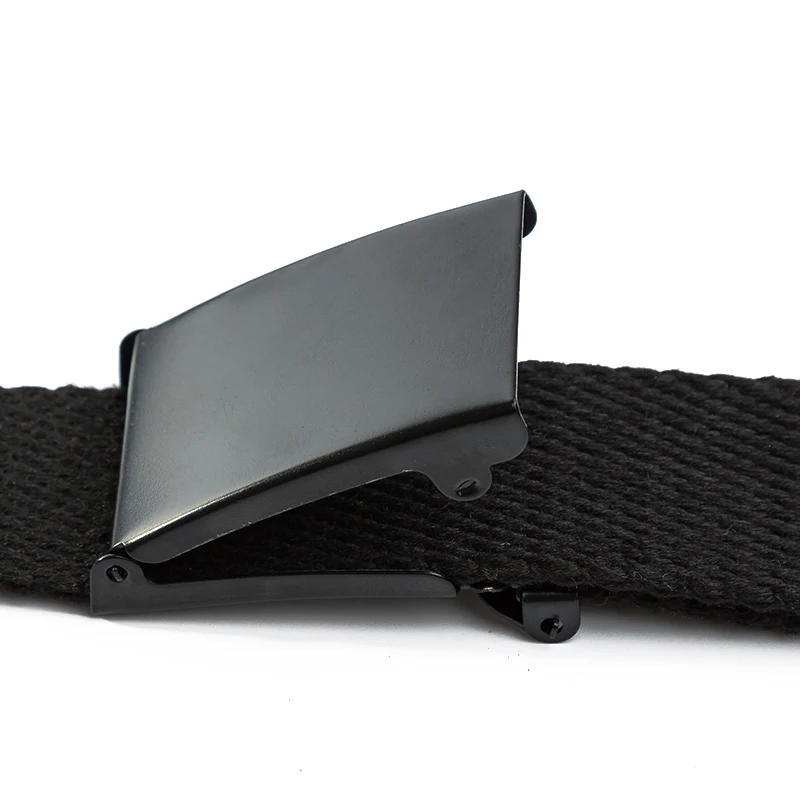 Пояс унисекс для мужчин и женщин однотонный холщовый ремень высококачественные