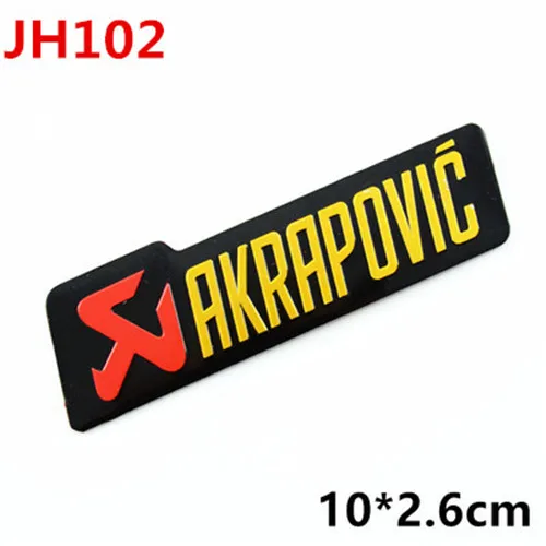 JH102 3D алюминиевая термостойкая наклейка на выхлопную трубу мотоцикла для Scorpio Yoshimura Akrapovic Two Brother Arrow MIVV Leovince - Цвет: JH102