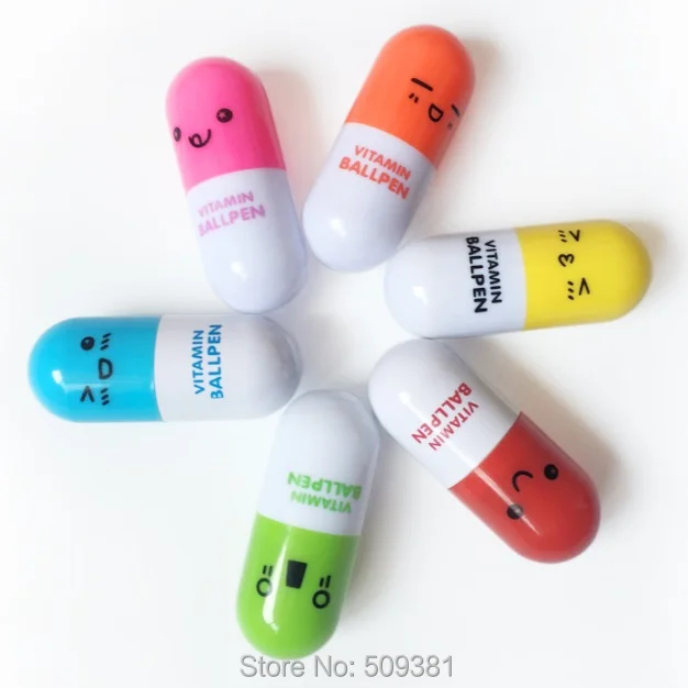 50 шт./лот бесплатная доставка оптовая продажа Новинка Ручка таблеточная капсула
