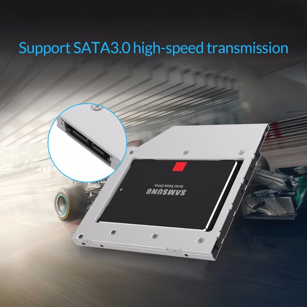 ORICO L95SS CD-ROM пространство для SATA III жесткий диск 2.5 внутренний hdd caddy Корпус