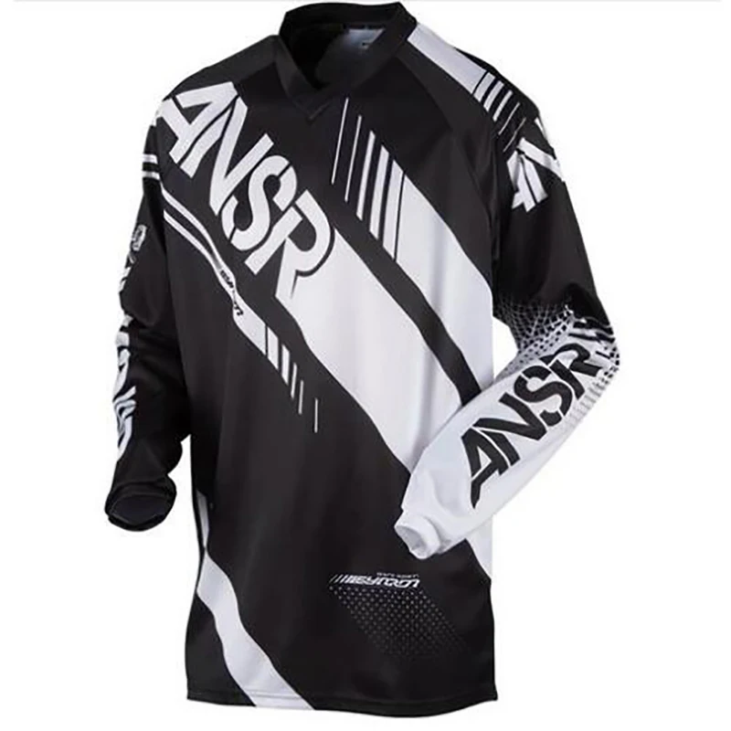 2018 ansr горнолыжная мотоциклетная дышащая одежда bmx moto gp Мужская футболка для езды