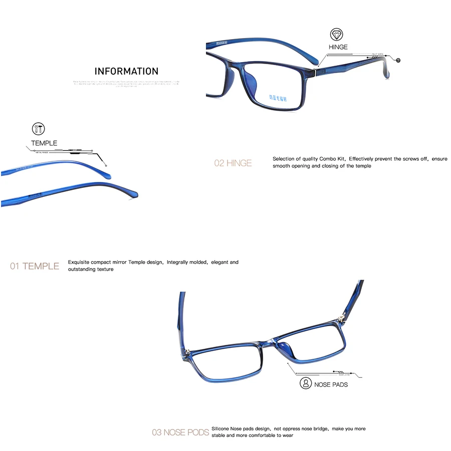 Очки AEVOGUE унисекс квадратные очки с синим светом оптическая оправа компьютерные