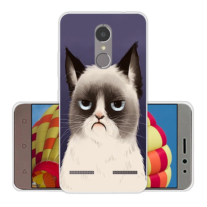 Case For Lenovo K6 Vibe Cover Soft TPU Silicone Fundas Coque Ultra Thin Transparent Power Marbles Phone |