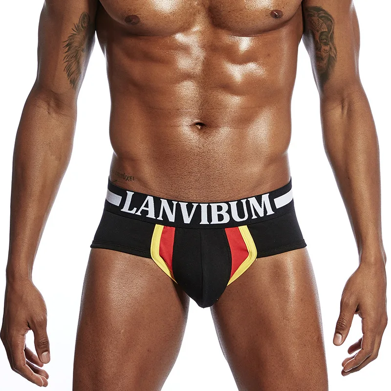 Мужские трусы с низкой талией сексуальные брифы мешочком для пениса Wonderjock