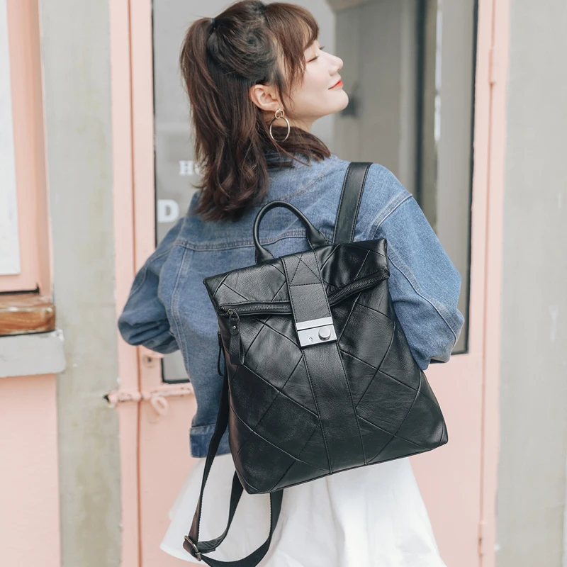 Женский рюкзак POMELOS высококачественный дизайнерский из синтетической кожи с