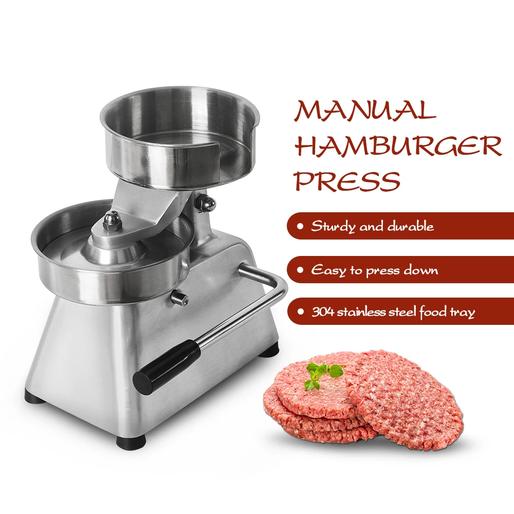 ITOP 150 мм Burger Patty Maker ГАМБУРГЕР пресс формовочная машина круглый пресс для мяса Кухонные комбайны с 500 шт масло поглощающее APaper