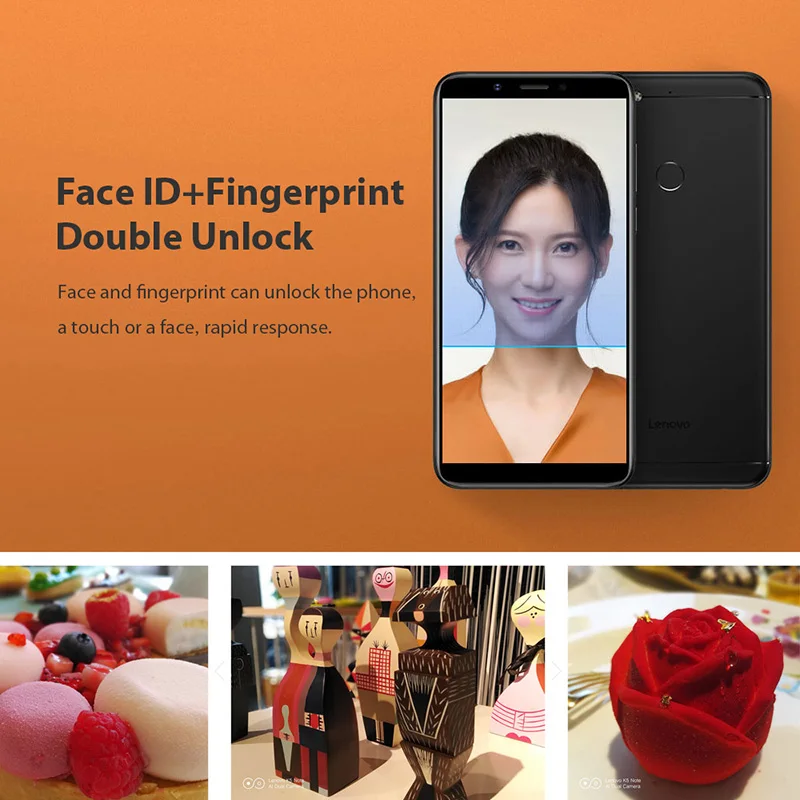 Lenovo K9 Note 32/64GB K5 смартфон 6 'ɿHD экран Восьмиядерный Snapdragon распознавание лица 16MP