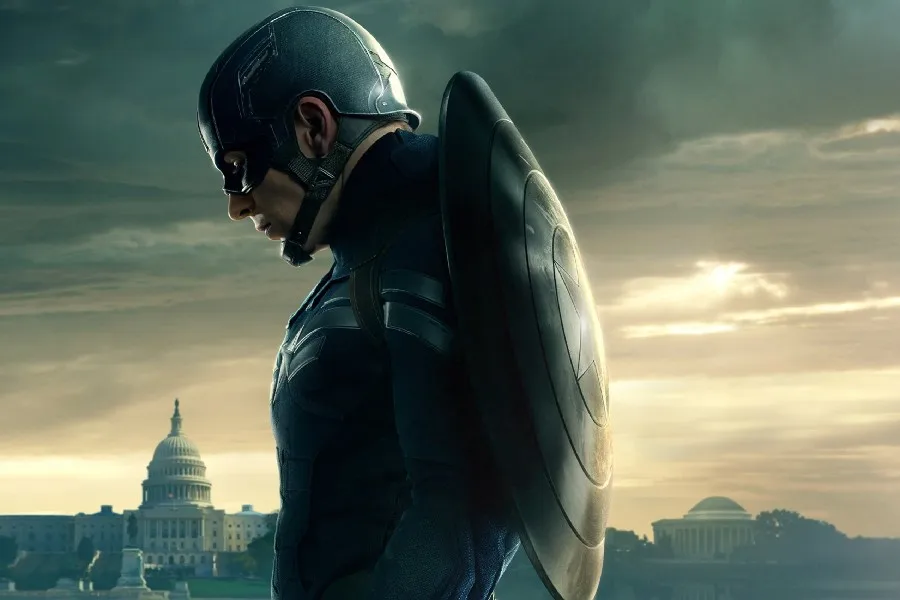 Рамка сделай сам Капитан Америка 2 героя зимний солдат из фильма постер ткани