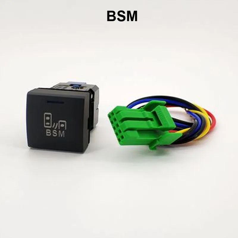 BSM DRL батарея BSM автоматический головной светильник передний противотуманный светильник задний противотуманный светильник кнопка включения провода для Toyota Prado - Цвет: BSM
