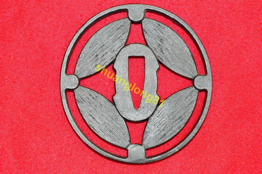 Красивая японская железная стальная защита Tsuba для самурайского ножа катана меч