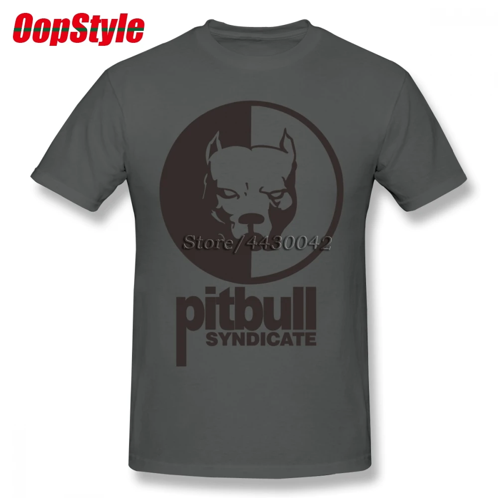 Мужская футболка с коротким рукавом Pitbull хлопковая Футболка большого размера 4XL