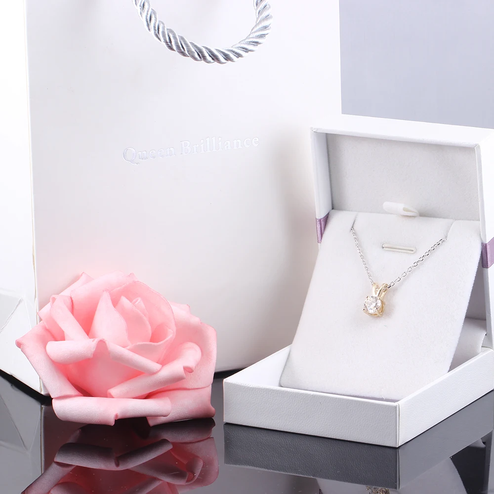 Кулон с муассанитом 10 к желтое золото диаметр 6 5 мм|gold diamond pendant|necklace pendant womennecklace