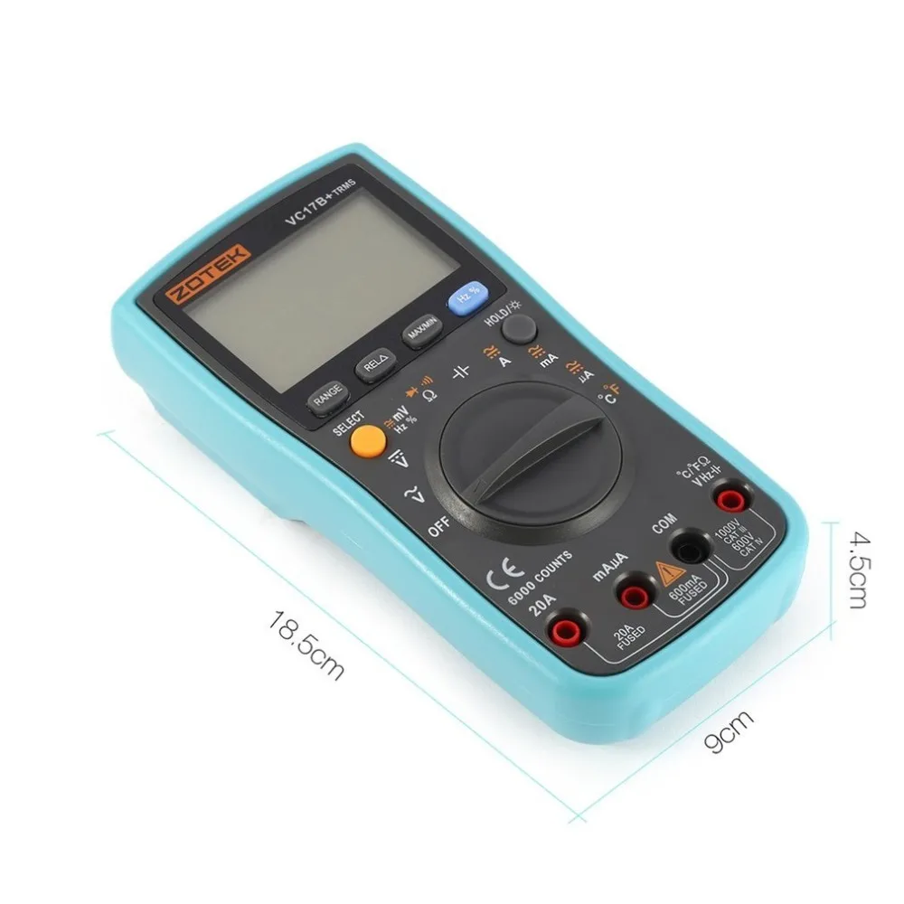 VC17B+ мультиметр цифровой тестер multimeter щупы провода для мультиметра мультиметры