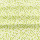 Стеганая ткань из 100% хлопка с зелеными листьями для скрапбукинга, шитья, лоскутное домашнее текстильное изделие саржа