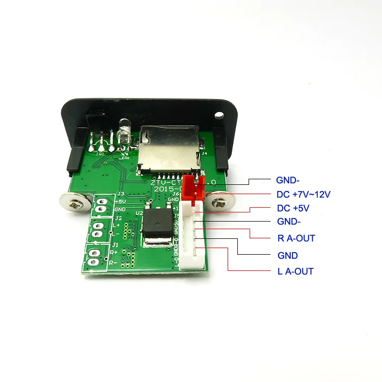 Mini 5V 7-12V Аудио плеер без потерь WAV MP3 декодирование декодер плата + кабель |