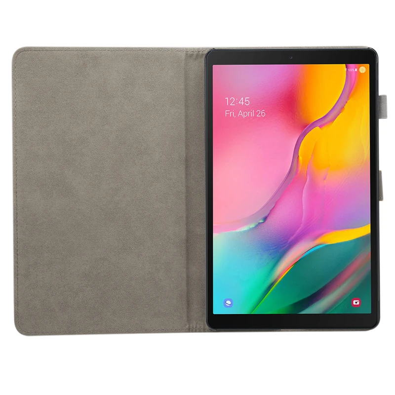 Для Samsung Tab T515 кожаный чехол с откидной подставкой для планшета ПК бизнес