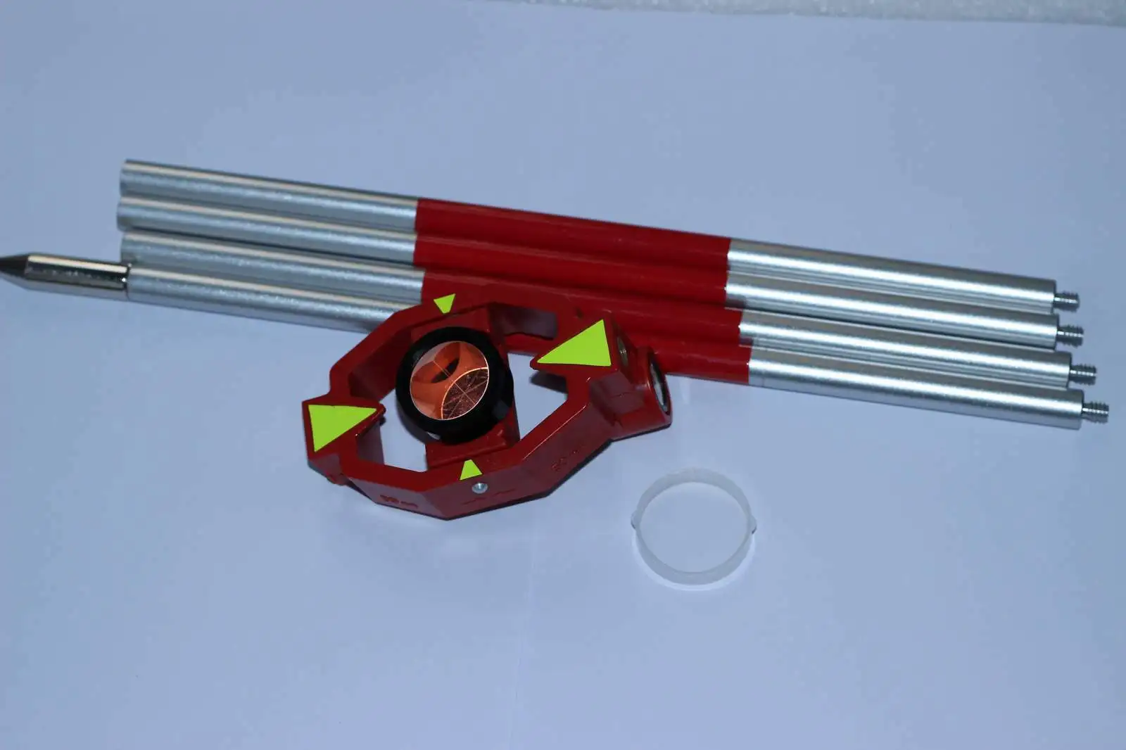 

NEW MINI PRISM W/4 POLES + BAG FOR TOTAL STATION +17.5mm OFFSET