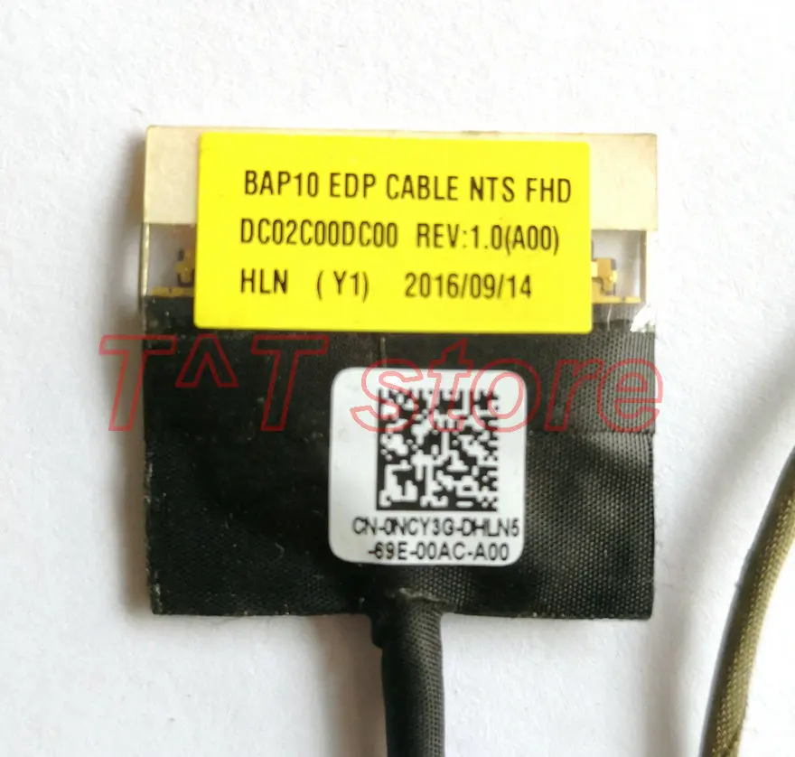 Новый телефон для ноутбука Dell Alienware 15 R3 R5 FHD LVDS LCD кабель BAP10 EDP CBALE NTS NCY3G DC02C00DC00 0NCY3G |