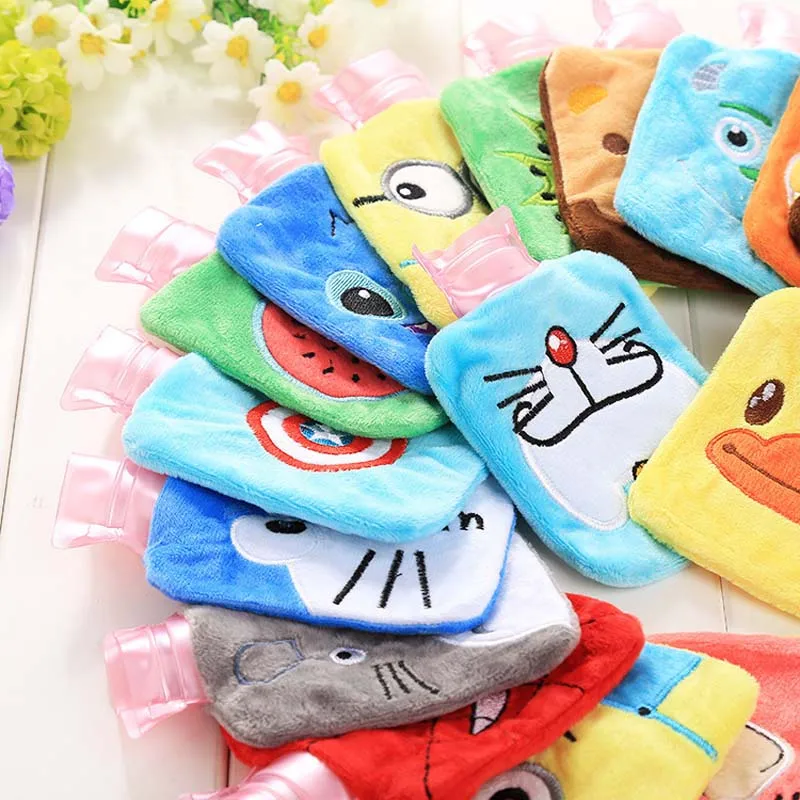 Популярный плюшевый ПВХ бутылка для горячей воды взрывозащищенный теплый мешок