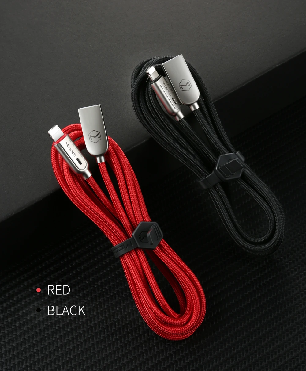 Mcdodo USB кабель для iPhone X Xs Max XR 2.4A Быстрая зарядка USB зарядное устройство кабель для передачи данных для iPhone 8 7 6S Plus USB зарядное устройство Шнур