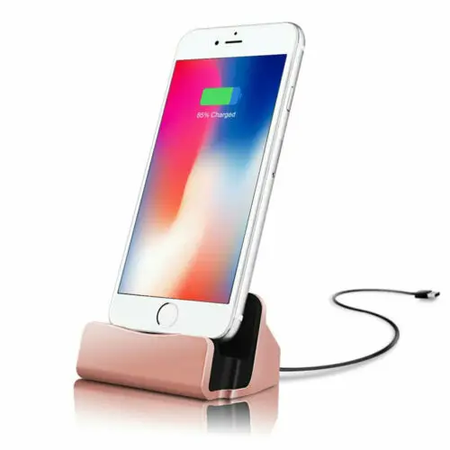 Новинка Лидер продаж зарядная док станция подсветка для Huawei P10 IPhone X Samsung Type C