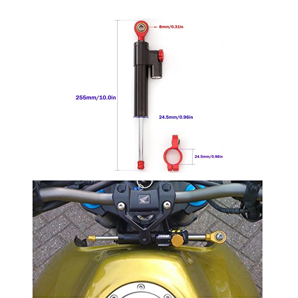 Универсальный стабилизатор руля для мотоцикла GSXR600 ZX6R CBR600 F4i