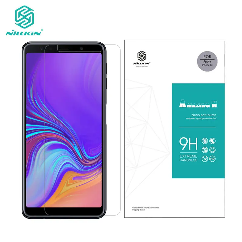 Закаленное Стекло для Samsung Galaxy A7 2018 2017 A750F A720 Nillkin amazing H 0 33 мм Экран протектор