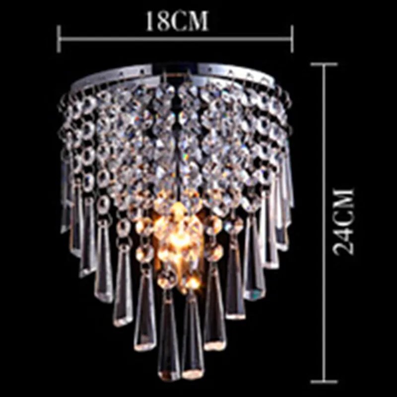 Хрустальный светильник для спальни s современный минималистичный настенный ing от