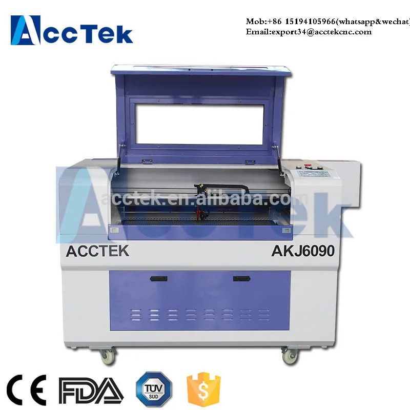 Китай высокое качество лазерная машина дешевая цена cnc AKJ6090 резка и гравировка