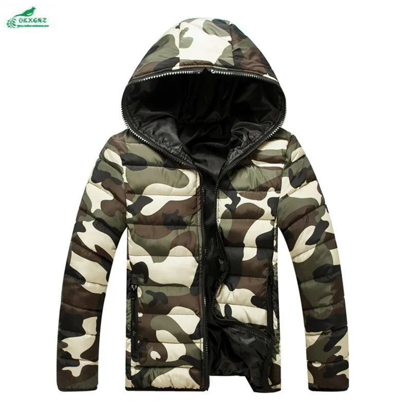 Новое зимнее камуфляжное хлопковое пальто с перьями женская короткая верхняя