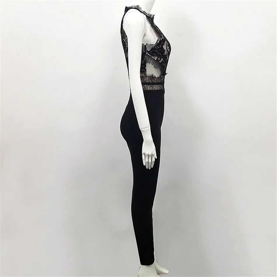 Женские облегающие брюки CIEMIILI длинные из искусственной кожи с длинным рукавом и