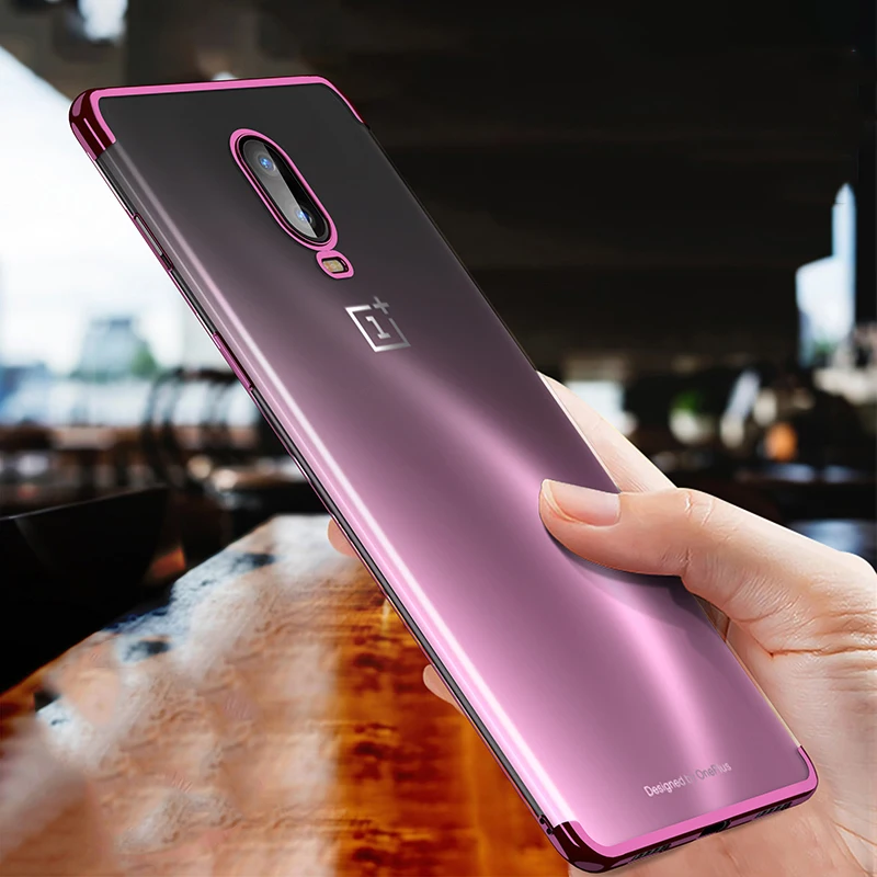 Чехол для Oneplus 7 Pro Роскошный прозрачный мягкий силиконовый чехол One Plus Oneplus7 6T 6