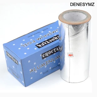 5 шт. бумага из алюминиевой фольги для удаления УФ геля обертывания олова в салоне