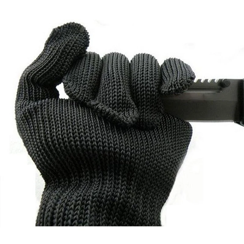 1 пара защитных перчаток устойчивые к порезам из металлической сетки | Спорт и