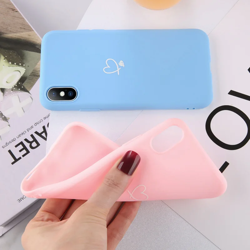 Чехол USLION для iPhone X XS XR Xs Max 6 6s 7 8 Plus 5 SE простой мягкий ТПУ чехол на заднюю панель