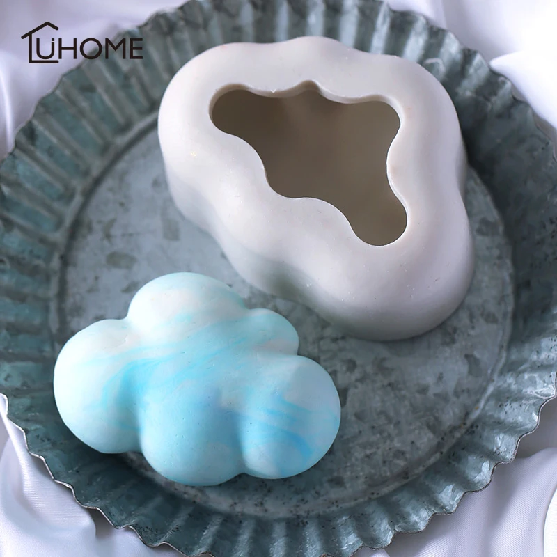 Sugarcraft 3D в форме облака помадка шоколадный торт Силиконовая форма ремесло DIY