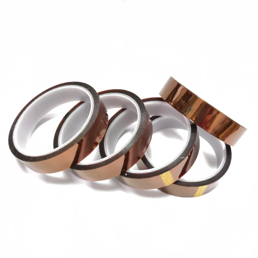 1 roll /lot 10mm width High Temperature Polyimide Silicone Tape 280ɼ Heat Resistant Insulation Film Adhesive | Электроника