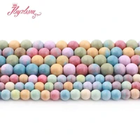 6810mm round beads ball multicolor alashan agates stone beads for jewelry making diy necklace bracelet loose 15