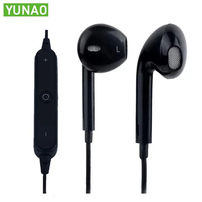 YUNAO S6 беспроводные bluetooth наушники ln ear Наушники Беспроводные + проводные с