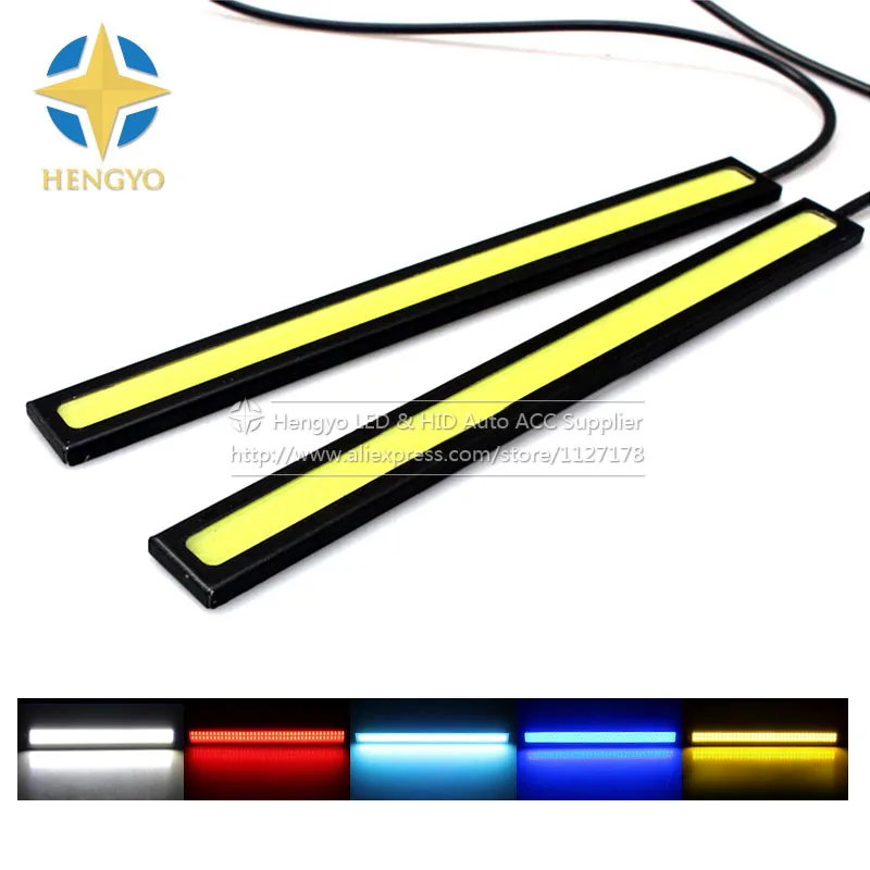 

2Pcs/Set Free Shipping 20W Waterproof DRL Led Daytime Running Light Auto Car White/Bule/ICE Blue DC12V Bar Car Light Source